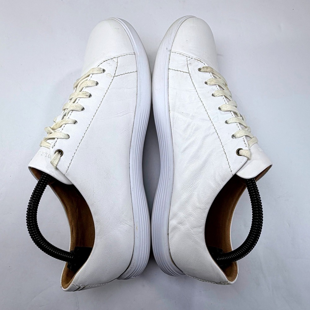 Cole Haan Grand Crosscourt Sneaker Womens 11 White Leather Low Casual Minimalist - Picture 4 of 10